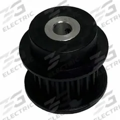 DAYTON Timing Pulley: Modified Curvilinear, Fixed, For GT Timing Belt Section, For 9 mm Belt Wd (MPN 96-3P09MDFA8). Key specifications — Brand: DAYTON; Finish: Plain; For Belt Series: Powerhouse®.