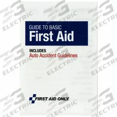 FIRST AID ONLY Reference Material: First Aid Guide, English (MPN BK021). Key specifications — Includes: First Aid Guide; Regulations Covered: Based on Industry Best Practices; Brand: FIRST AID ONLY; Product Type: Reference Material.