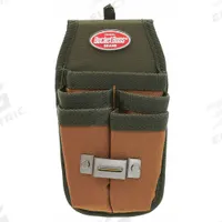BUCKET BOSS Tool Sheath: For 2 in Belt Wd - Max, 4 Pockets, Green (MPN 54184). Key specifications — Closure Type: Open Top; Attachment: Belt Slot; Color: Green; Brand: BUCKET BOSS.