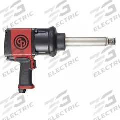 CHICAGO PNEUMATIC Air Impact Wrench: Compact, 1 in Drive, Pistol-Grip, Square, 1/2 in NPT Air Inlet (MPN CP7776-6). Key specifications — attr1321013: NPT; attr1321019: Compact; attr1321030: CHICAGO PNEUMATIC; attr1321012: Extended; attr1321025: Square.
