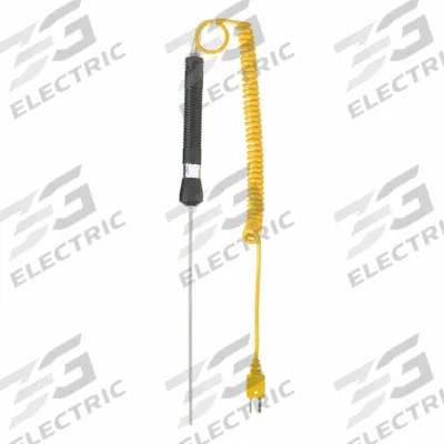 REED INSTRUMENTS Thermocouple Bead Probe: -58°F to 1,112°F /-50°C to 600°C, 6.1 in Probe Lg - Thermocouples for Liquid & Gas Applications