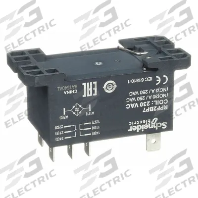 SCHNEIDER Enclosed Power Relay: DIN-Rail & Surface Mounted, 30 A Current Rating, 230V AC - Combination DIN-Rail & Surface-Mounted Relays