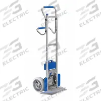 LIFTKAR SAL General Purpose Hand Truck: 375 lb Cap, Four-Position Extended, Aluminum, Flat-Free (MPN 274255). Key specifications — Frame Type: Rounded Back; Frame Material: Aluminum; Charge Time: 4 hr; Battery Type: Absorbent Glass Mat (AGM); Brand: LIFTKAR SAL.