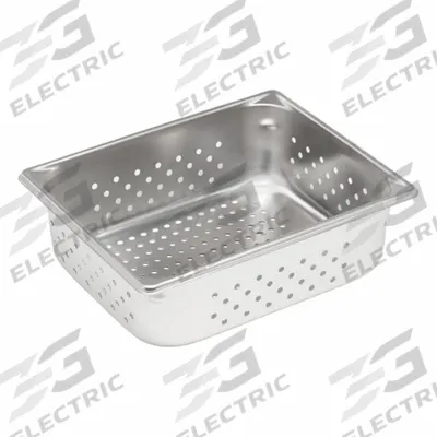 VOLLRATH Steam Table Pan: Half Size, Rectangular, 22 ga Gauge, 6.7 qt Capacity - Steam Table Pans