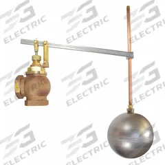 APPROVED VENDOR Float Valve Assembly: For Water Media, Angle Valve Body, Cylindrical, Bronze, FNPT (MPN AHLB200-GR). Key specifications — Mounting: Horizontal Piping; Arm Adjustability: Adjustable; Connection Gender - Side 1: Female; Connection Gender - Side 2: Female; Brand: APPROVED VENDOR; Connection Type - Side 1: NPT; Connection Type - Side 2: NPT; Flow Rate: 175 gpm @ 60 psi.