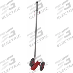 APPROVED VENDOR Panel Dolly: 150 lb, Red, 56 in H x 13 in W, Rubber Casters (MPN 48J127). Key specifications — Color: Red; Caster Wheel Type: Solid; Brand: APPROVED VENDOR; Caster Wheel/Tread Material: Rubber.