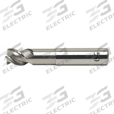 OSG Square End Mill: Carbide, 3 Flute, 1/4" Mill Dia, 1/4" LOC, 4" OAL (MPN 20480100) - Reduced-Neck Carbide Square End Mills for Aluminum