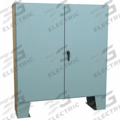 HAMMOND Electrical Enclosure: Steel, 72 in x 72 in x 21 in, NEMA 12, w/Panel, Solid Cover, Hinged (MPN 1422F20F). Key specifications — Brand: HAMMOND; Closure Method: Handle; Knockouts: Not Included.