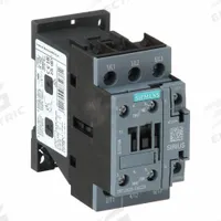 SIEMENS IEC Magnetic Contactor: Non-Reversing, 3 Poles, 3NO Contacts, 17 A, 24V AC Coil (MPN 3RT20251AC20). Key specifications — Brand: SIEMENS; Integrated Surge Suppression: No.