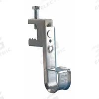 NVENT CADDY J-Hook Clamp: Clamp-On with Locking Latch, 3/4 in Max. Bundle Dia., Galvanized Steel (MPN CAT12BC). Key specifications — Material: Galvanized Steel; Includes Locking Latch: Yes; Color: Silver; Brand: NVENT CADDY; Mounting Location: Beam; Mounting & Attachment (subhead): Clamp-On with Locking Latch.