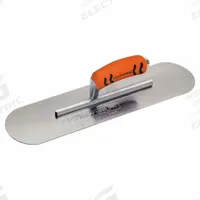 KRAFT TOOL Pool Trowel: Blade Material Carbon Steel, Blade Shape Round, 4 in Blade Wd (MPN CF437PF). Key specifications — attr1008665: Camel Back; attr1005004: KRAFT TOOL; attr1008664: ProForm.