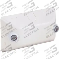 Remote Head: LED, Plastic, Ceiling/Wall, 2 W Lamp Watt, 2 Lamps, 4.8 V, Adj, EV4D/EVC-D4, White (MPN EVR2). Key specifications — Compatible Mfr. Model Number: EV4D; Mounting Location: Ceiling; Voltage: 4.8 V; Adjustable: Yes; Housing Color: White; Brand: DUAL-LITE.