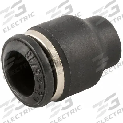 AIGNEP Push-Fit Cap: 8 mm OD Size, Push-to-Connect, Nylon - Nylon & Nickel-Plated Brass Tube Fittings