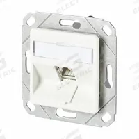 METZ CONNECT Wall Outlet: UPK, GD-Zn (Zinc Die-Cast), IDC Connection x RJ45, 180° Mounting Angle (MPN 130B11D11102-E). Key specifications — Housing Material: GD-Zn (Zinc Die-Cast); Mounting Type: UPK; Product Type: Wall Outlet; Connector Color: White; Connection Type: IDC Connection x RJ45.