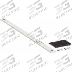 Grounding Strip Kit: Copper, 19 in Grounding Bar Lg, (14) #12-24 Grounding Bar Holes and Size (MPN RGRB19Y). Key specifications — Material: Copper; For Use With: 19 in Racks That Meet EIA-310-D; Ground Wire Included: No; Grounding Bar Holes and Size: (14) #12-24; Includes: (2) #12-24 x 1/2 in Thread-Forming Screws; Brand: PANDUIT.