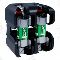 LITTELFUSE Fuse Block: Open Block Design, 2 Pole, 600 V AC, Box Lug, Indicating (MPN LFJ600602CID). Key specifications — Brand: LITTELFUSE.