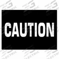DUAL-LITE Sign Panel: CAUTION (MPN OBN-KIT DIFF SW6)