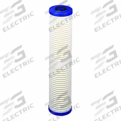 SOLVENTUM CORP DBA 3M HEALTHC Quick-Connect Water Filter: 3 micron, 7 gpm, 14 5/8 in Overall Ht (MPN HF65-S-SR5). Key specifications — Filter Media: Pleated Membrane; Reduces: Particulates; Brand: SOLVENTUM CORP DBA 3M HEALTHC.