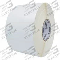 ZEBRA Barcode Printer Labels: 4 in Label Wd, 2 in Label Ht, White, 3 in Core Dia., Gloss, Acrylic (MPN 10002634). Key specifications — Label Finish: Gloss; Brand: ZEBRA; Label Color: White; Adhesive Material: Acrylic; Label Material: Polyester.