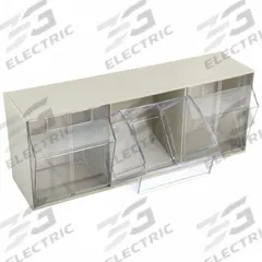 AKRO-MILS Tip-Out Bin: 7 7/8 in x 23 5/8 in x 9 1/2 in, Frame/Panel/Rail/Wall, Beige, Unfinished (MPN 06703). Key specifications — Brand: AKRO-MILS.