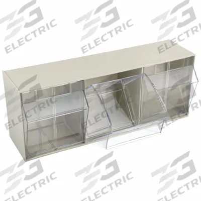 AKRO-MILS Tip-Out Bin: 7 7/8 in x 23 5/8 in x 9 1/2 in, Frame/Panel/Rail/Wall, Beige - Tip-Out Bins