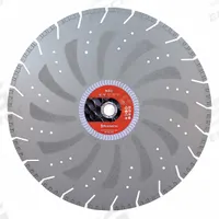 HUSQVARNA Diamond Saw Blade: Block/Brick/Concrete/Iron/Metal/Rebar/Stone, 14 in Blade Dia., Wet/Dry (MPN NXS-14). Key specifications — attr1097734: Wet/Dry; attr1097738: Power Cutter; attr1097751: HUSQVARNA.