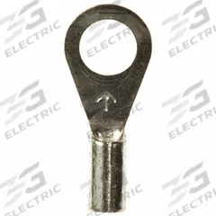 3M Ring Terminal: Bare, #10 Stud Size, 22 AWG to 18 AWG Wire Sizes, 1,000 V, Brazed Barrel & Seam (MPN M18-10R/LK). Key specifications — Brand: 3M.
