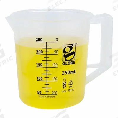 APPROVED VENDOR Beaker: Low Form, Printed Graduation, Polypropylene, Translucent - Low Form Plastic Beakers With Handles