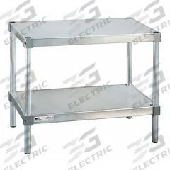 NEW AGE INDUSTRIAL Fixed Height Work Table: Fixed Ht, Aluminum, 48 in x 18 in, Aluminum (MPN 21848ES30P). Key specifications — Brand: NEW AGE INDUSTRIAL; Unit Type: Not Expandable or Modular.