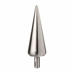 RUKO TOOLS Tube and Sheet Drill: 5 mm to 31 mm, HSS, 3-Flats Shank (MPN 101008). Key specifications — attr1234936: Not Impact Rated; attr1234951: 5 mm to 31 mm.