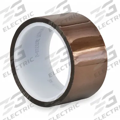 TAPECASE Film Tape: 6 in Wd, 5 yd Lg, 3.5 mil Thick, Polyimide Film, Silicone - High-Temperature Film Masking Tape