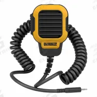 DEWALT Remote Speaker Microphone: Fits DEWALT®, For FRS Series, 2.5 mm Jack, 18 in Cord, DXFRSRM1. Key specifications — attr922016: FRS; attr923321: Yellow; attr929443: 2-Pin; attr922012: DEWALT; attr922011: DXFRSRM1; attr929442: Yes.