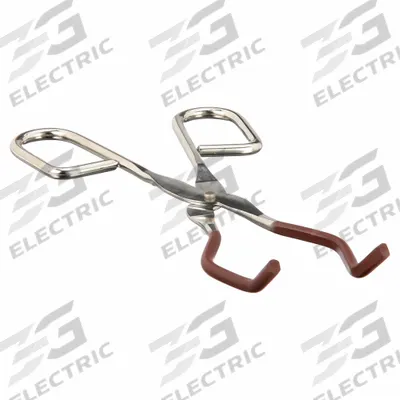 APPROVED VENDOR Crucible Tongs: 9 in Overall Lg, Stainless Steel, 304, FEP Tips, 3 in Tip Lg - Tongs for Crucibles