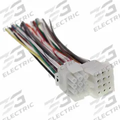 SPEED WIRING PRODUCTS Connector System: TE Connectivity, MATE-N-LOK, 12 Poles, 6 in Wire Lead Lg (MPN HD-12-0606). Key specifications — Wire Type: Hookup & Lead Wire (UL 1015); Brand: SPEED WIRING PRODUCTS; Number of Poles: 12; Voltage Rating: 600V AC; Wire Jacket Material: PVC; Current Rating: 8 A; Wire Color: Blue; Kit Contents - Description: (1) Plug with Male Contacts.