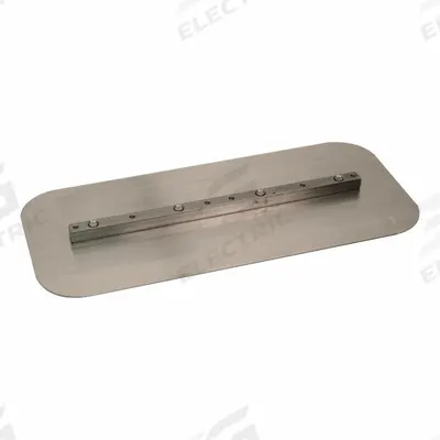 MARSHALLTOWN Power Trowel Accessories: Flat Finish-Round Corners, 8 in Lg, 14 in Wd - Concrete Trowel Blades
