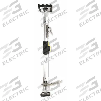 E-Z UP Dust Containment Pole: Telescoping Pole, Telescoping, 6.75 ft Min Extension Ht - Dust Barrier Poles