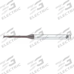 OSG Corner Radius End Mill: Carbide, WXS Coated, 2 Flute, 1.5 mm Mill Dia, 1.2 mm LOC, 0.2 mm Rad (MPN 3101502)
