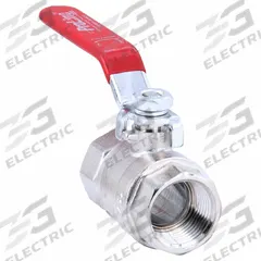 APPROVED VENDOR Manual Two-Way Ball Valve: 3/4 in, Nickel-Plated Brass, Straight, FIP x FIP, Lever (MPN 107-814-NF). Key specifications — Brand: APPROVED VENDOR; Handle: Lever.