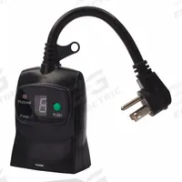 TORK Plug-In Timer: Digital, Outdoor, Not Astronomic, 7 day Setting, 5-15R, 125V AC (MPN 654E). Key specifications — Brand: TORK; NEMA Receptacle Configuration: 5-15R.