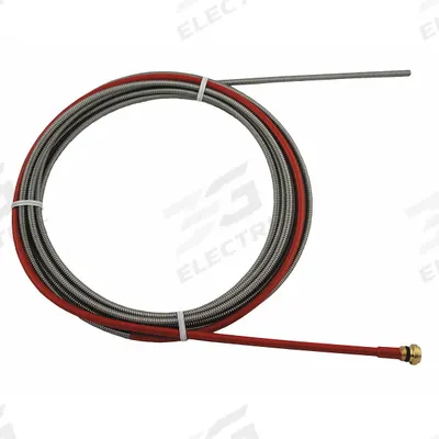 BERNARD Liner: 1/16 in x 15 ft, Steel - Liners for Bernard, Miller & Hobart MIG Guns