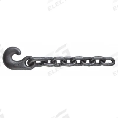 PEERLESS Straight Chain: 3/4 in Trade Size, 80 Chain Grade, Alloy Steel, Grab Hook - Extra-High-Strength Grade-80 Load-Securing Chains
