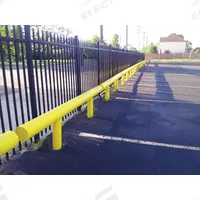 IDEAL SHIELD Guard Rail System: Straight, 14 3/4 in Top Rail Ht, Mount Hardware Not Included, Yellow (MPN HGR-1-120-14-3/4-C-12). Key specifications — Color: Yellow; Material: Steel; Rail Mounting Style: Core-In; Includes Mid-Rail: Mid-Rail Not Included.