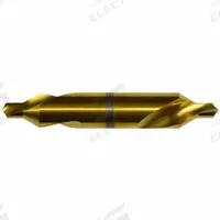 KEO Center Drill: Plain Type, #5, 60°, 2 3/4 in Overall Lg, LH, TiN Coated High Speed Steel (MPN 906-000-860). Key specifications — Brand: KEO; End Type: Double End.