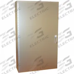 HAMMOND Electrical Enclosure: Stainless Steel, 60 in x 36 in x 12 in, NEMA 12/13/3R/4/4X, Hinged (MPN HW603612SSHK). Key specifications — Brand: HAMMOND; Closure Method: Handle; Enclosure Material: Stainless Steel.