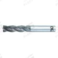 OSG Square End Mill: Carbide, Diamond Coated, 4 Flute, 1.5 mm Mill Dia, 5 mm LOC, 45 mm OAL (MPN 71400316)
