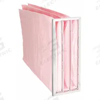 GRAINGER Pocket Air Filter: 24 in x 12 in x 36 in, MERV 13, Pink, Synthetic, 3 Pockets (MPN 6B670). Key specifications — Display Sell UOM: EA; Brand: GRAINGER; Media Material: Synthetic; Performance Rating: MERV 13.