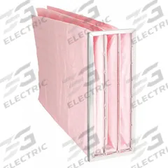 GRAINGER Pocket Air Filter: 24 in x 12 in x 36 in, MERV 13, Pink, Synthetic, 3 Pockets (MPN 6B670). Key specifications — Display Sell UOM: EA; Brand: GRAINGER; Media Material: Synthetic; Performance Rating: MERV 13.