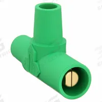 Tapping Tee: Female-Male-Female, Green, 600V AC/600V DC, 400 A, Series 16 (MPN HBLTGN). Key specifications — Brand: HUBBELL; Gender Configuration: Female-Male-Female.