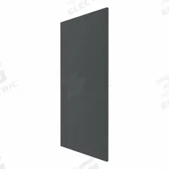 HADRIAN Screen: Solid Plastic HDPE, Plastic, Slate, 48 in Ht, 24 in Wd, 1 in Thick, 1 in Overall Dp (MPN X20124-231). Key specifications — Door Swing: In Swing; Brand: HADRIAN; Color: Slate; Finish/Texture: Plastic.