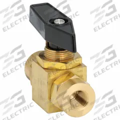 APPROVED VENDOR Manual Two-Way Ball Valve: 1/8 in, Brass, Straight, FNPT x FNPT, Std Port Ball Port (MPN G-PMFS-18). Key specifications — Brand: APPROVED VENDOR; Handle: Lever.